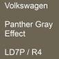 Preview: Volkswagen, Panther Gray Effect, LD7P / R4.